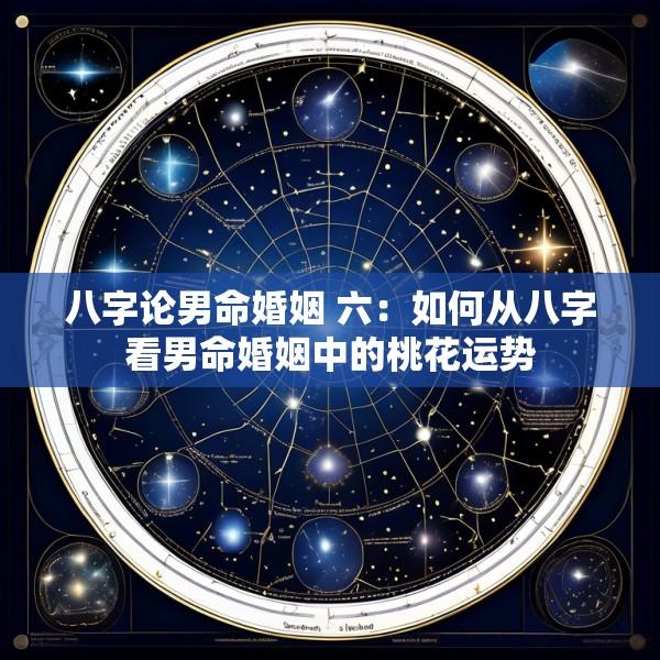 八字论男命婚姻 六：如何从八字看男命婚姻中的桃花运势