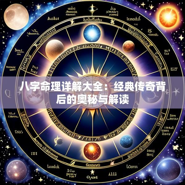 八字命理详解大全：经典传奇背后的奥秘与解读
