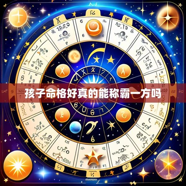 孩子命格好真的能称霸一方吗