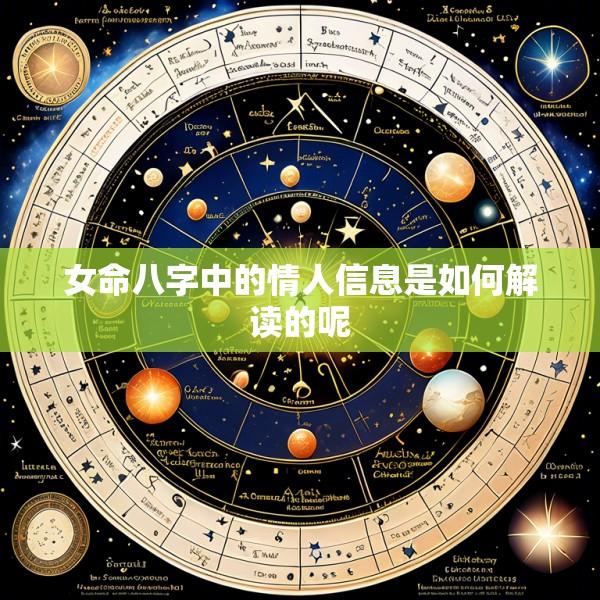 女命八字中的情人信息是如何解读的呢