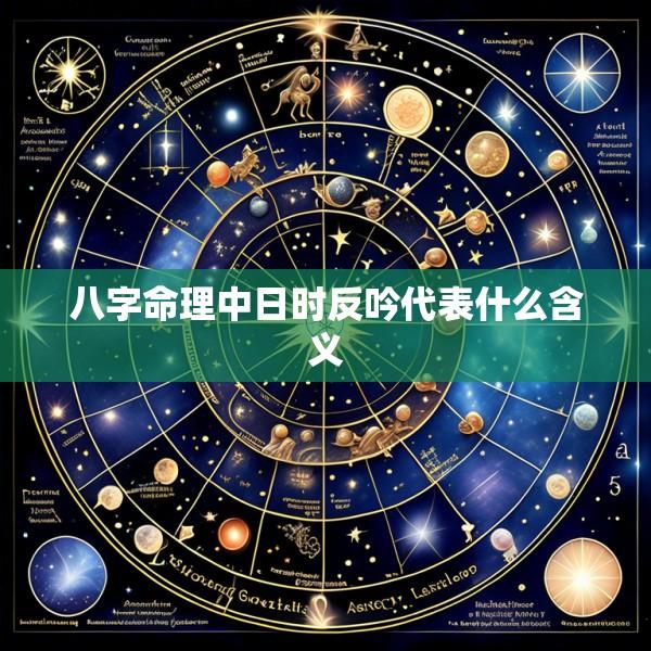 八字命理中日时反吟代表什么含义