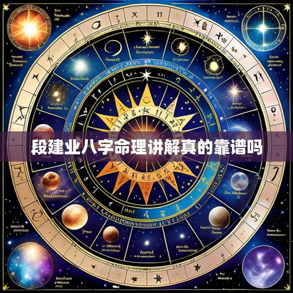 段建业八字命理讲解真的靠谱吗