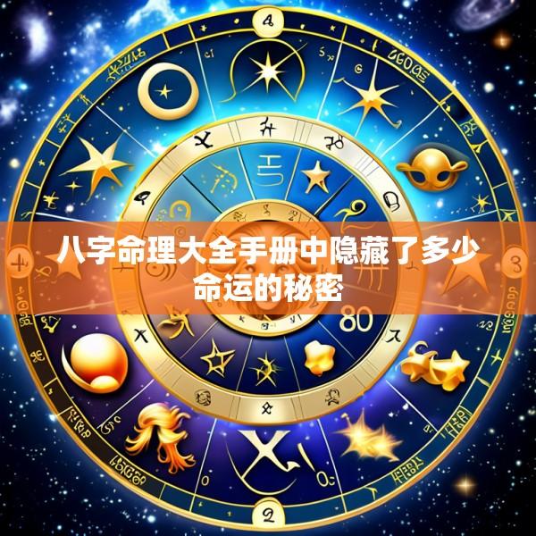 八字命理大全手册中隐藏了多少命运的秘密