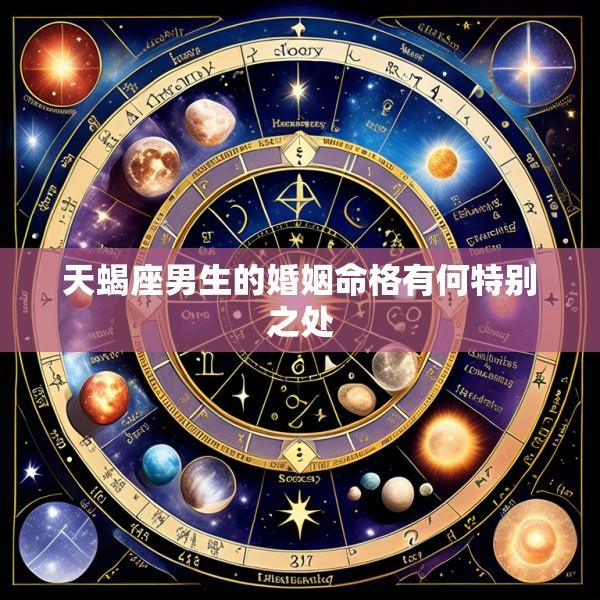 天蝎座男生的婚姻命格有何特别之处