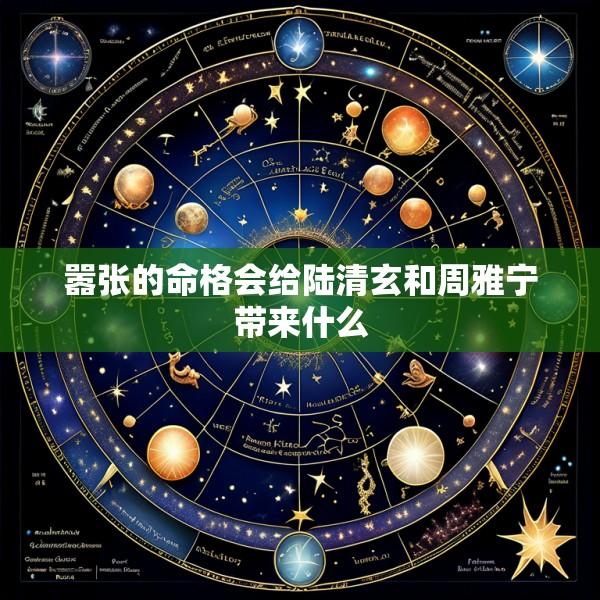 嚣张的命格会给陆清玄和周雅宁带来什么