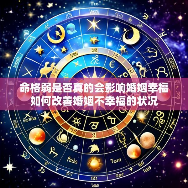 命格弱是否真的会影响婚姻幸福如何改善婚姻不幸福的状况
