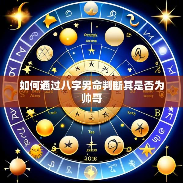 如何通过八字男命判断其是否为帅哥