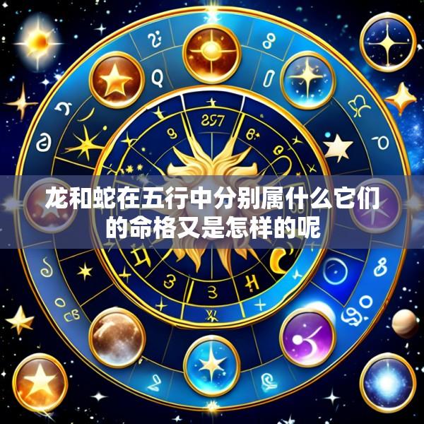 龙和蛇在五行中分别属什么它们的命格又是怎样的呢