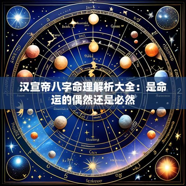 汉宣帝八字命理解析大全：是命运的偶然还是必然