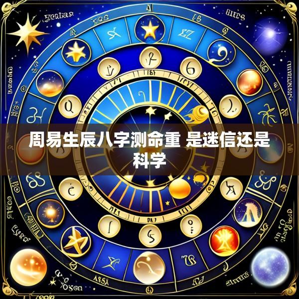 周易生辰八字测命重 是迷信还是科学