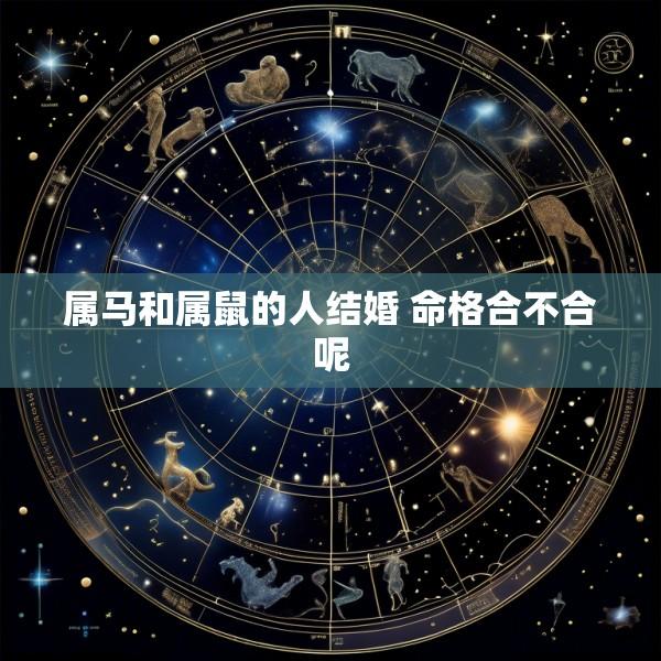 属马和属鼠的人结婚 命格合不合呢