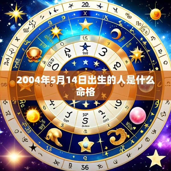 2004年5月14日出生的人是什么命格