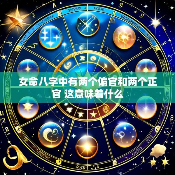女命八字中有两个偏官和两个正官 这意味着什么