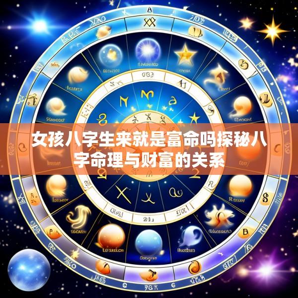 女孩八字生来就是富命吗探秘八字命理与财富的关系