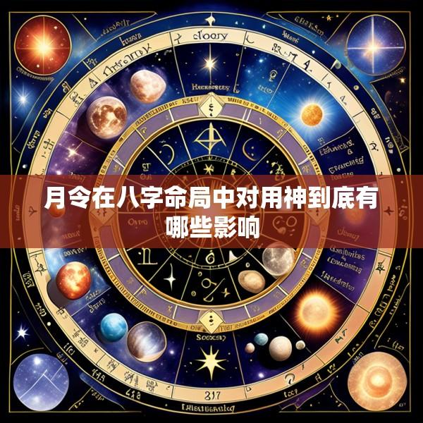 月令在八字命局中对用神到底有哪些影响