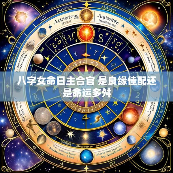 八字女命日主合官 是良缘佳配还是命运多舛