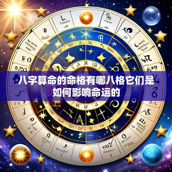 八字算命的命格有哪八格它们是如何影响命运的