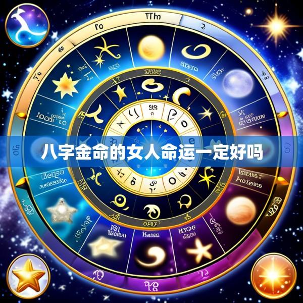 八字金命的女人命运一定好吗