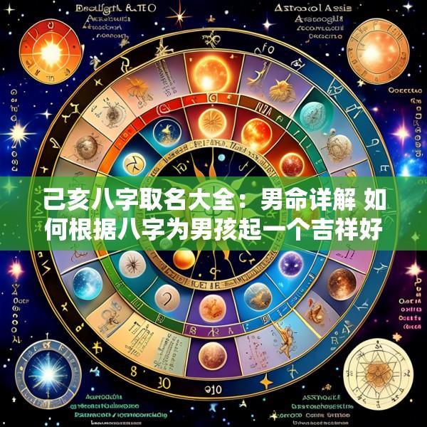 己亥八字取名大全：男命详解 如何根据八字为男孩起一个吉祥好名