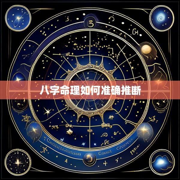 八字命理如何准确推断