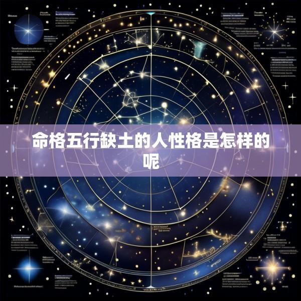 命格五行缺土的人性格是怎样的呢