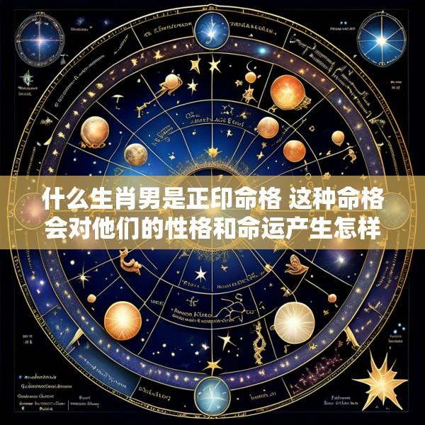 什么生肖男是正印命格 这种命格会对他们的性格和命运产生怎样的影响