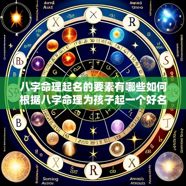 八字命理起名的要素有哪些如何根据八字命理为孩子起一个好名字