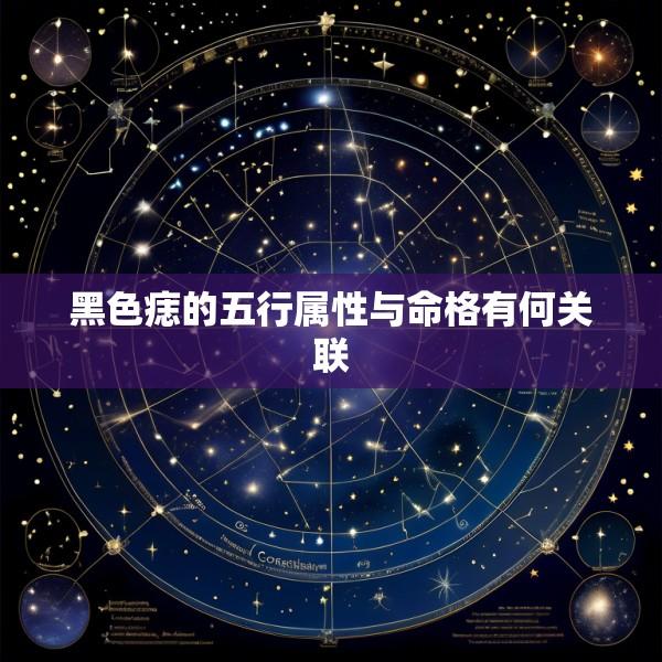 黑色痣的五行属性与命格有何关联