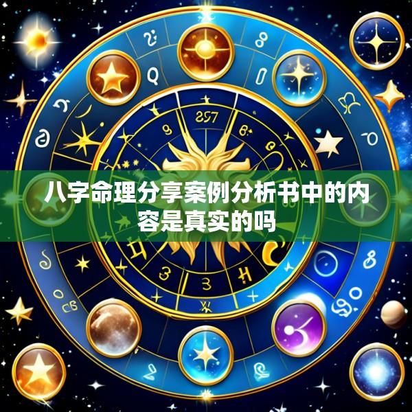 八字命理分享案例分析书中的内容是真实的吗