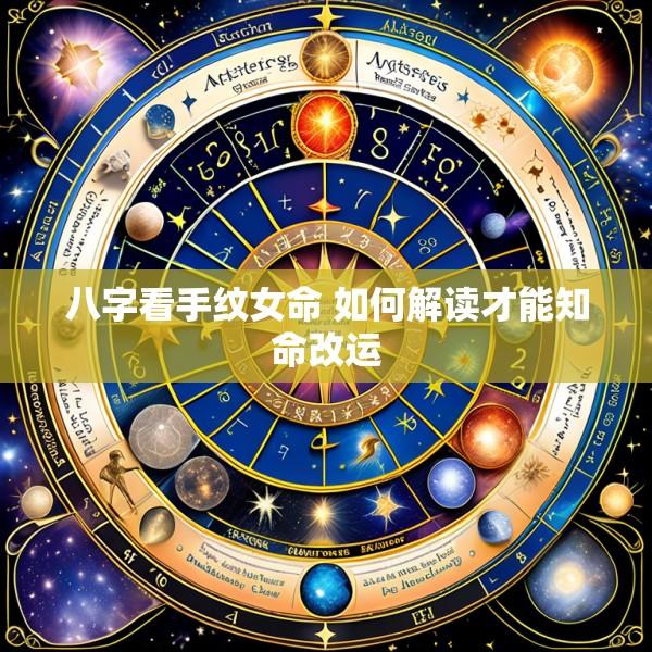 八字看手纹女命 如何解读才能知命改运