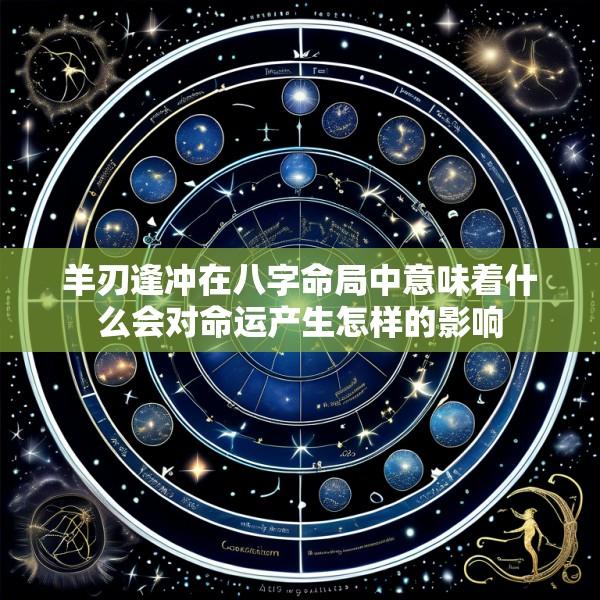 羊刃逢冲在八字命局中意味着什么会对命运产生怎样的影响