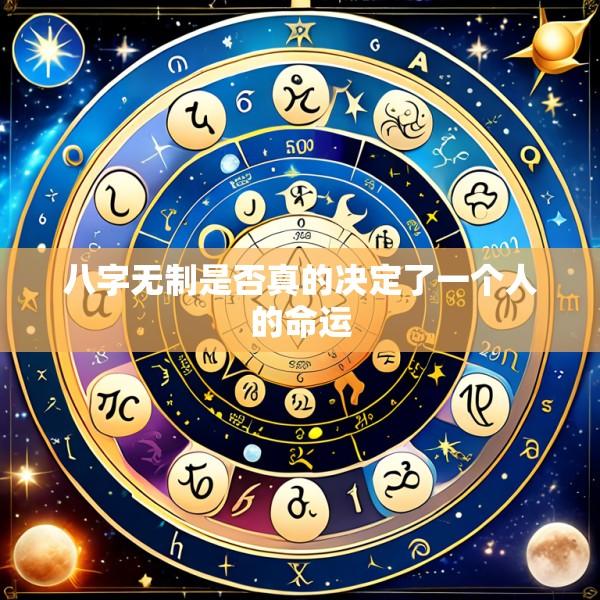 八字无制是否真的决定了一个人的命运