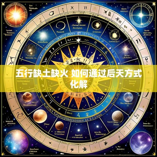 五行缺土缺火 如何通过后天方式化解