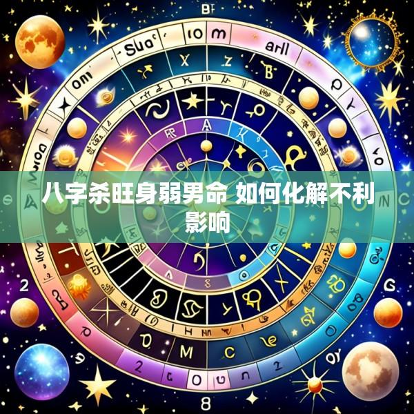 八字杀旺身弱男命 如何化解不利影响