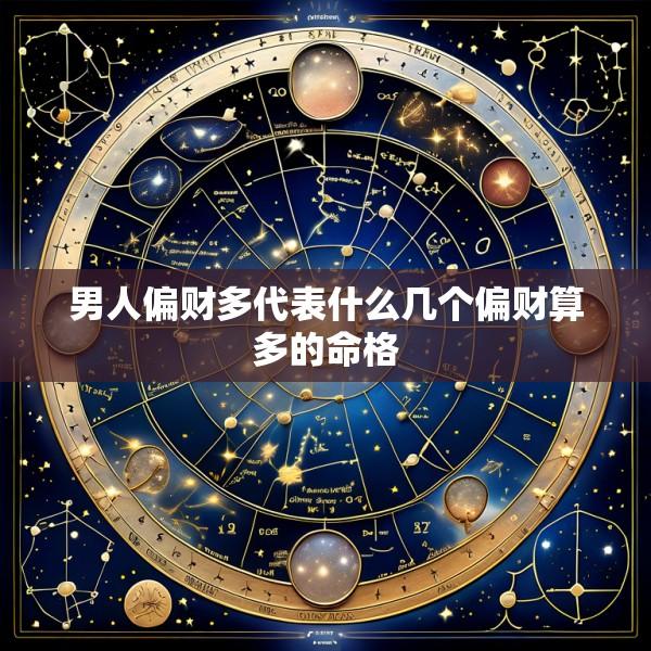 男人偏财多代表什么几个偏财算多的命格