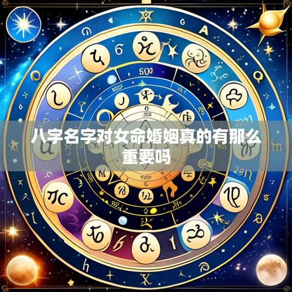 八字名字对女命婚姻真的有那么重要吗