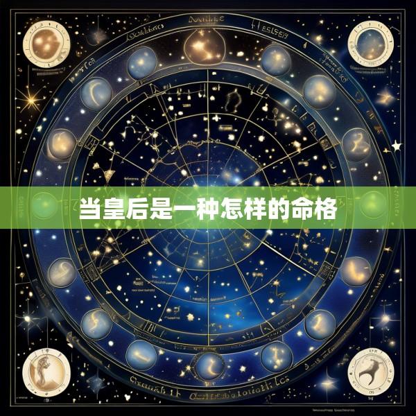 当皇后是一种怎样的命格