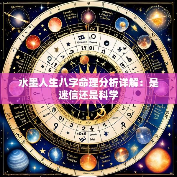 水墨人生八字命理分析详解：是迷信还是科学
