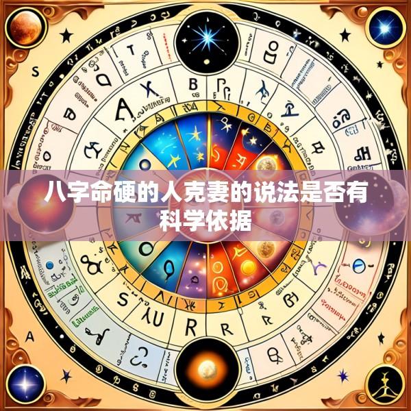 八字命硬的人克妻的说法是否有科学依据