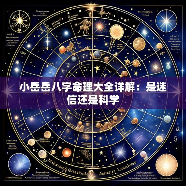 小岳岳八字命理大全详解：是迷信还是科学