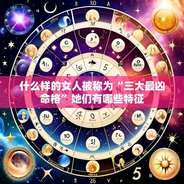 什么样的女人被称为“三大最凶命格”她们有哪些特征
