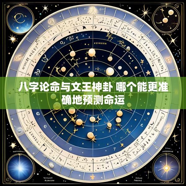 八字论命与文王神卦 哪个能更准确地预测命运