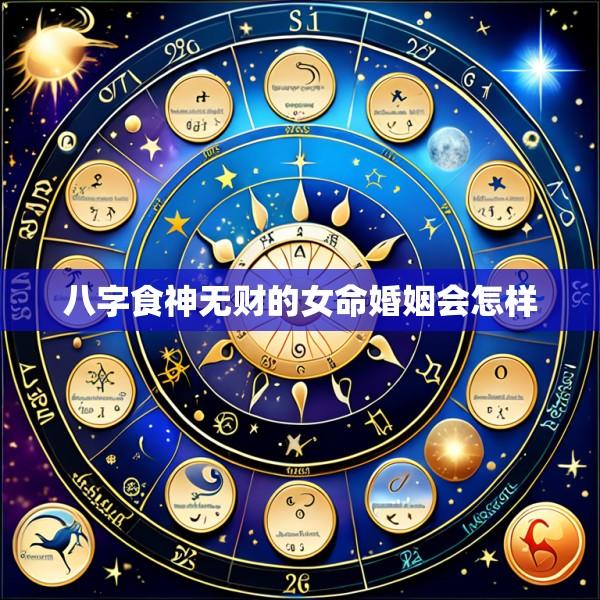 八字食神无财的女命婚姻会怎样