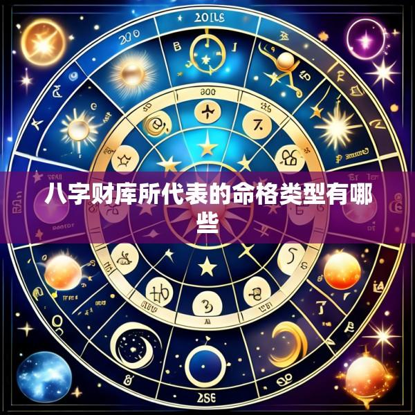 八字财库所代表的命格类型有哪些
