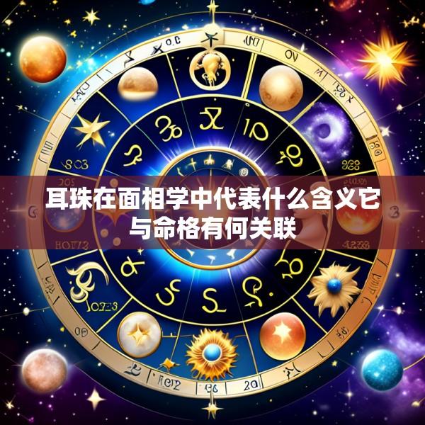 耳珠在面相学中代表什么含义它与命格有何关联