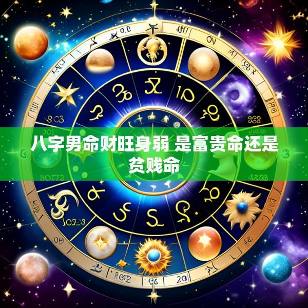 八字男命财旺身弱 是富贵命还是贫贱命