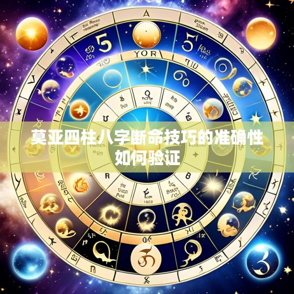 莫亚四柱八字断命技巧的准确性如何验证