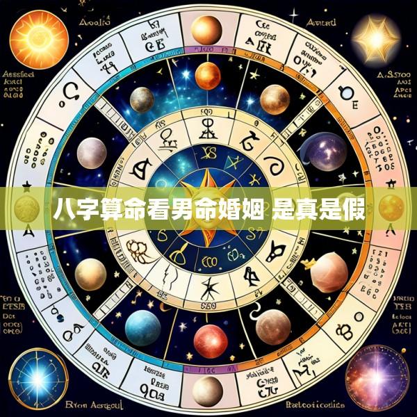 八字算命看男命婚姻 是真是假