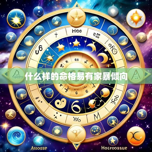 什么样的命格易有家暴倾向
