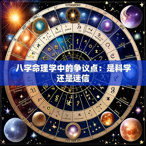 八字命理学中的争议点：是科学还是迷信